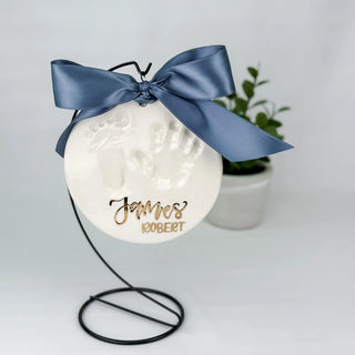 22k Gold 6" Clay Ornament