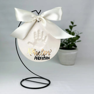 22k Gold 6" Clay Ornament