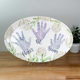 Sadie's Hydrangea Wide Platter