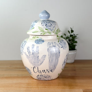 Sadie's Hydrangea Meghan Ginger Jar