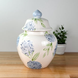 Sadie's Hydrangea Meghan Ginger Jar