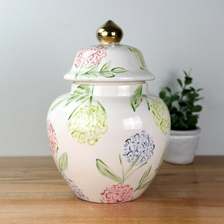 Sadie's Hydrangea Meghan Ginger Jar