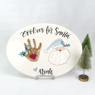 Cookies for Santa Clay Plaque