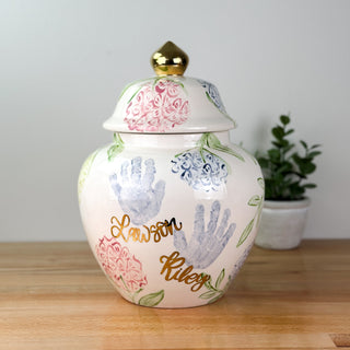 Sadie's Hydrangea Meghan Ginger Jar