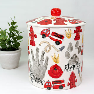 Firefighter Chic Canister