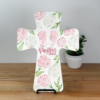 Sadie's Hydrangea Clay Cross Plaque