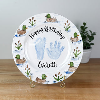 Grace's Ducks Birthday Cake Plate