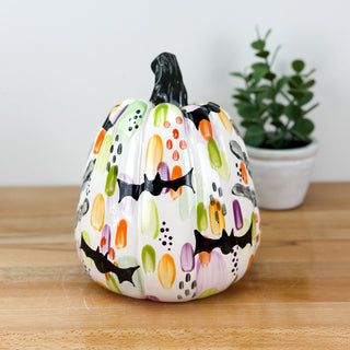 Halloween Brushstrokes Tall Pumpkin