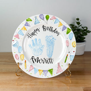 Party Birthday Cake Plate