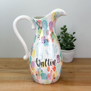 Brushstrokes Pitcher