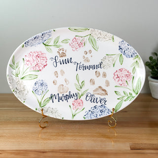 Sadie's Hydrangea Wide Platter
