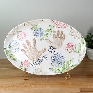 Sadie's Hydrangea Wide Platter