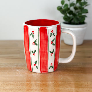 Christmas Stripes Mug