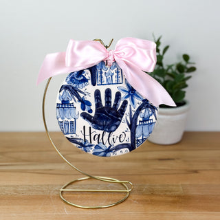 Classic Chinoiserie Clay Ornament