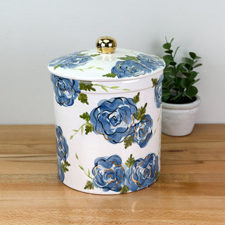 Elegant Flowers Petite Canister