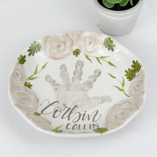 Elegant Flowers Dish