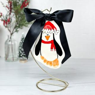 Penguin Clay Ornament