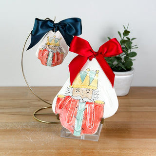 Nutcracker Clay Ornament