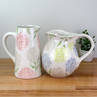 Sadie's Hydrangea Pitcher