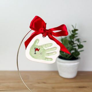 Golf Clay Ornament