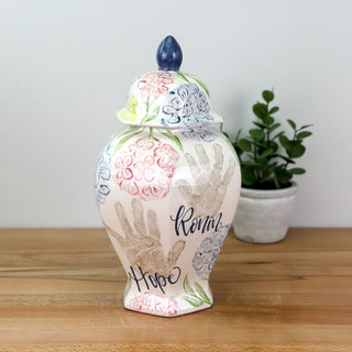 Sadie's Hydrangeas Keehln Ginger Jar