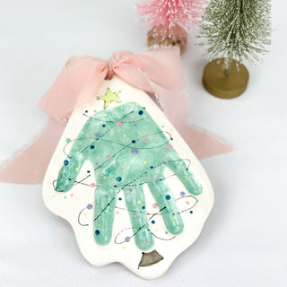 Christmas Tree Clay Ornament