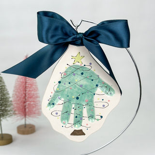 Christmas Tree Clay Ornament