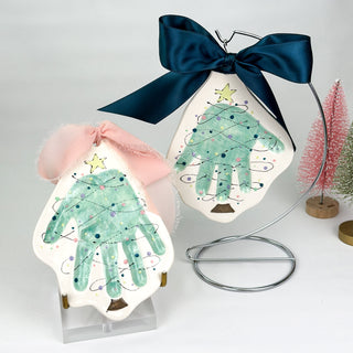 Christmas Tree Clay Ornament