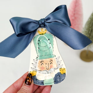 Nutcracker Clay Ornament