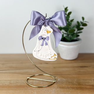 Silly Goose Clay Ornament