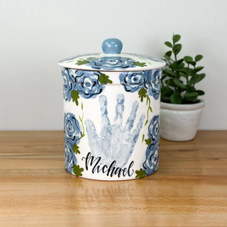 Elegant Flowers Petite Canister