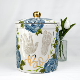 Elegant Flowers Canister