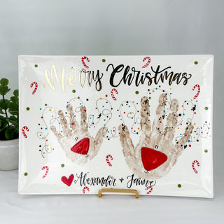 Christmas Buddies Wide Platter