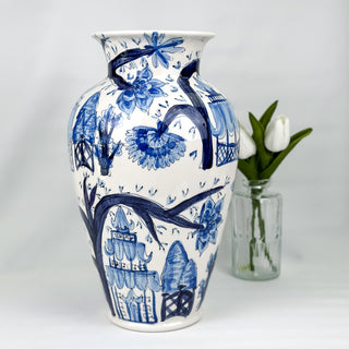 Classic Chinoiserie XL Vase