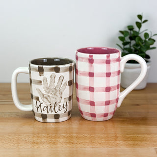Gingham Mug