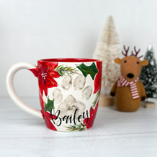 Poinsettia Mug