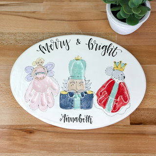 Nutcracker Clay Plaque