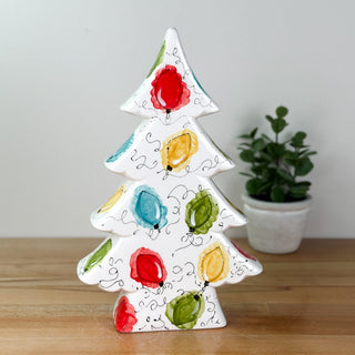 Christmas Lights Flat Tree