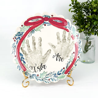 Holiday Wreath Petite Platter