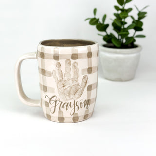 Gingham Mug