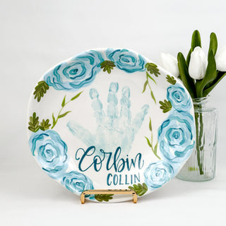 Elegant Flowers Dish