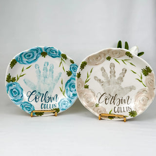 Elegant Flowers Dish