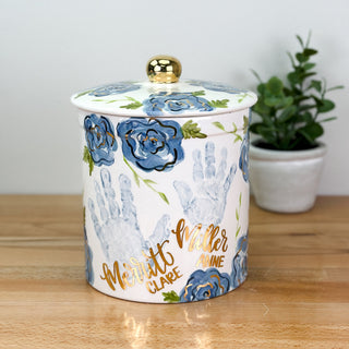 Elegant Flowers Petite Canister