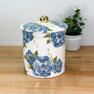 Elegant Flowers Petite Canister