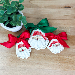 Santa Clay Ornament