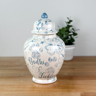 Floral Chinoiserie Tyler Ginger Jar
