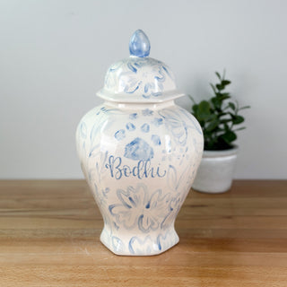 Floral Chinoiserie Keehln Ginger Jar