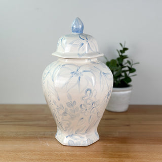 Floral Chinoiserie Keehln Ginger Jar