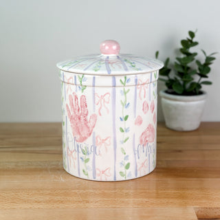 Bows and Blooms Petite Canister