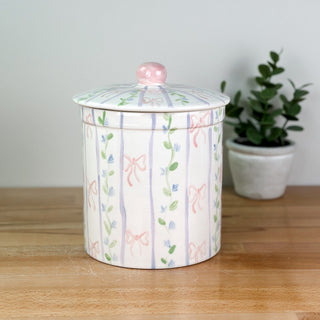 Bows and Blooms Petite Canister